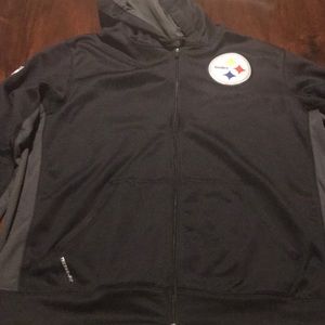 Nike therma-fit steelers zip up